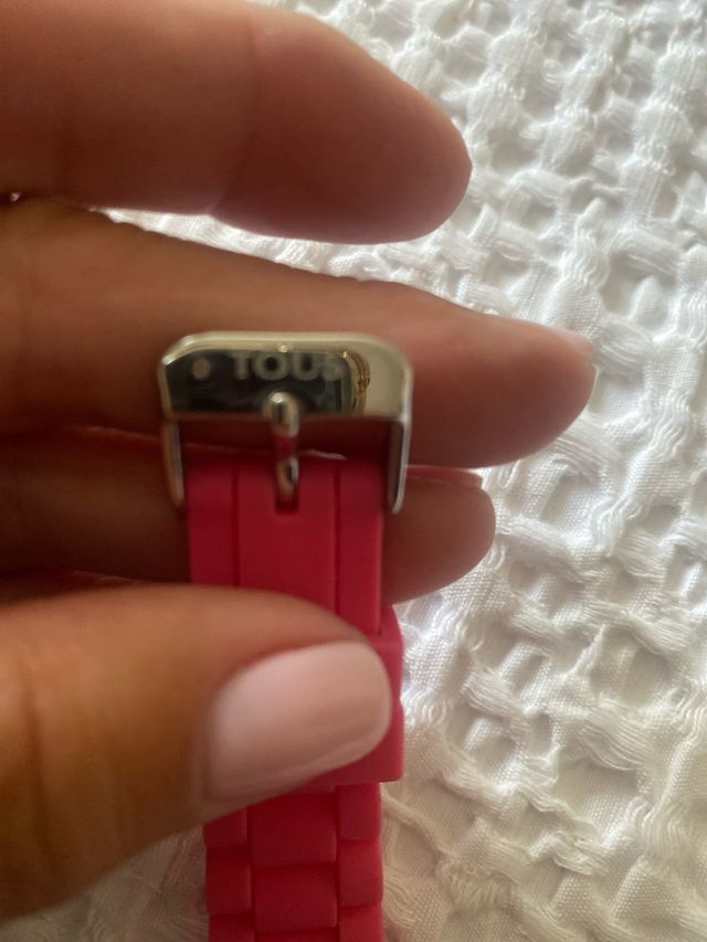 Reloj Tous rosa | Pulsera silicona