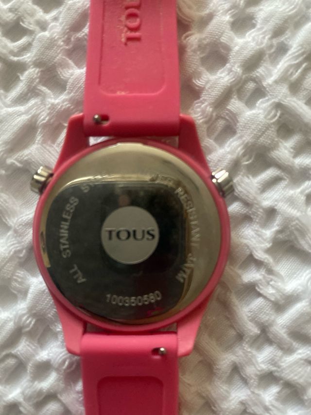 Reloj Tous rosa | Pulsera silicona