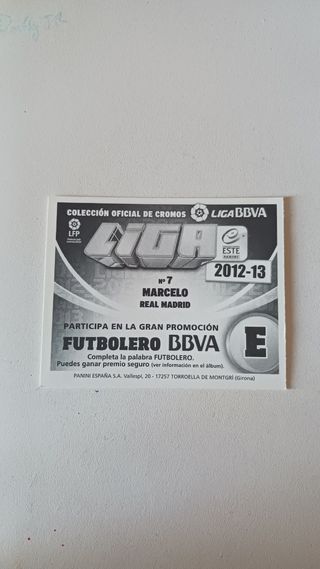 Cromo Marcelo - Liga BBVA 12/13
