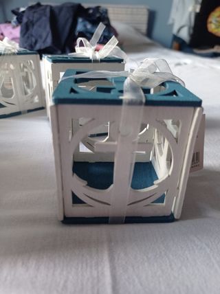 Bomboniere, porta confetti, portacandeline marine 