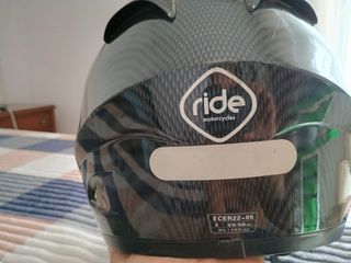 Casco de moto. Marca Ride.
