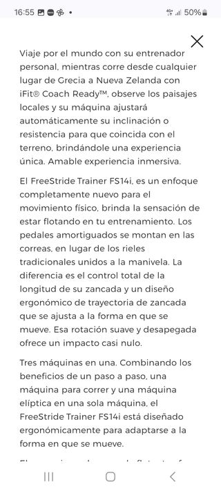 Eliptica NordicTrack - Casi nueva