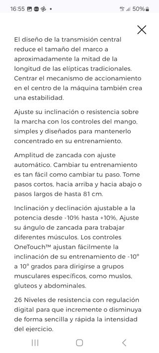 Eliptica NordicTrack - Casi nueva