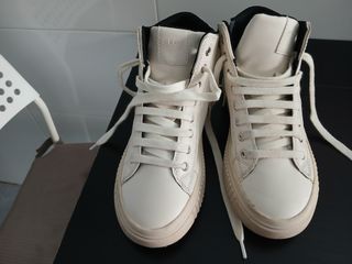 Botas Geox blancas hueso altas