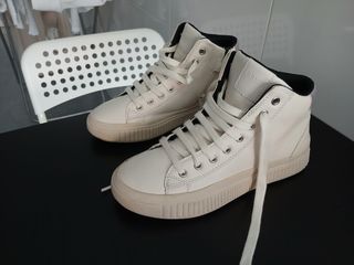 Botas Geox blancas hueso altas