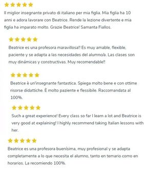CLASES ONLINE DE ITALIANO CON NATIVA