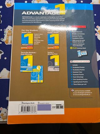 ADVANTAGE FOR BACHILLERATO 1. ST'S BOOK (2017)