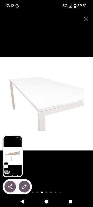 Mesa Ikea MELLTORP blanca