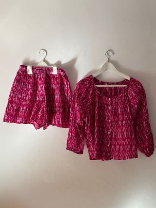Conjunto short&camisa estampado
