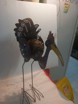 Pavo Metálico Decorativo