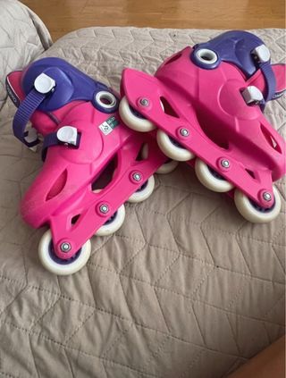Patines Oxelo niña rosa-morado