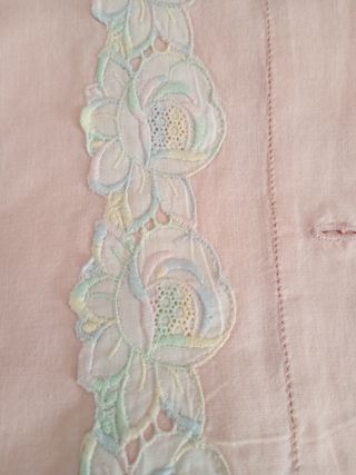 Federe vintage rosa in cotone
