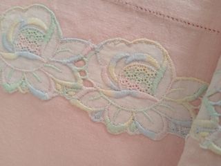 Federe vintage rosa in cotone