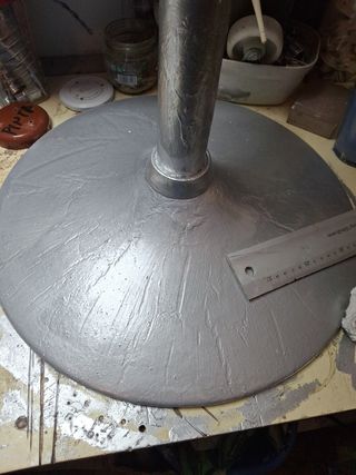 Taburetes bar altos, 3uds. blanco-plata