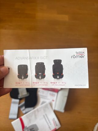 Silla coche Britax Römer Advansafix II