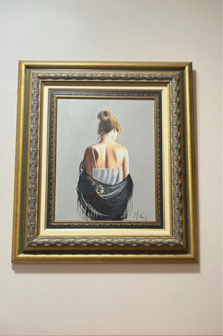 Cuadro mujer - Óleo 67x59cm