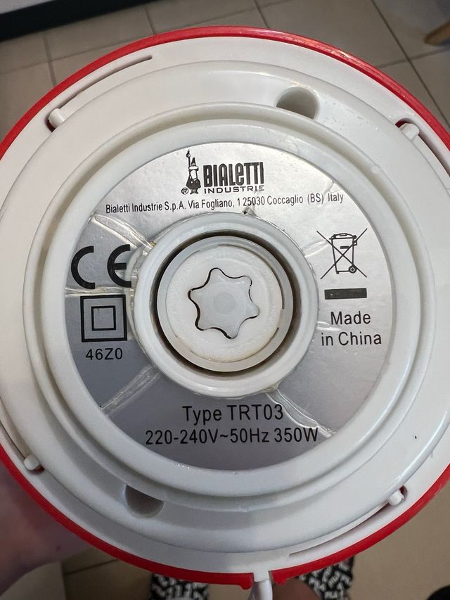 Macinacaffè Bialetti vintage rosso