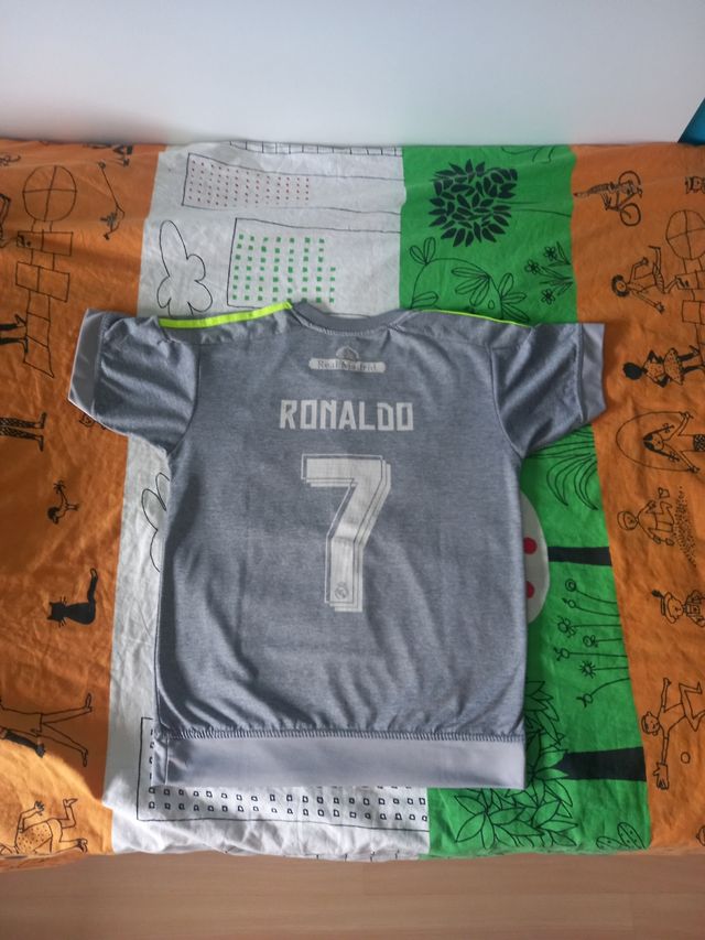 Camiseta Real Madrid Gris - Talla xs