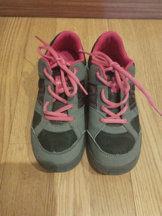 Zapatillas niña Quechua grises