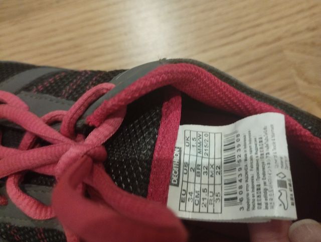 Zapatillas niña Quechua grises