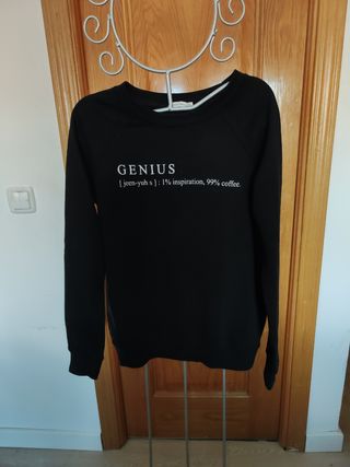 Sudadera Bershka Genius - M Unisex