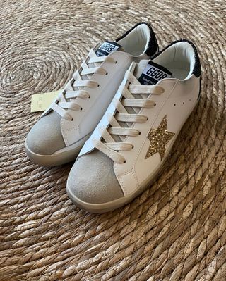 Golden Goose Zapatillas- Blancas Doradas