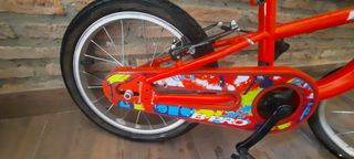 Bicicleta niño B-Pro 16" roja