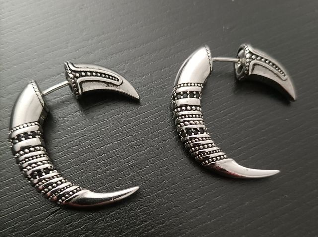 Pendientes y anillo plata | Garra