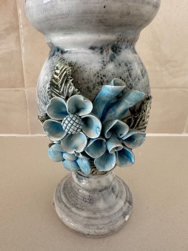 Jarrón cerámica vidriada vintage