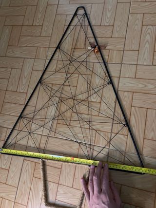 Árbol Navidad metal negro