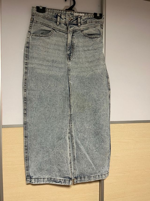 Falda vaquera larga Lefties