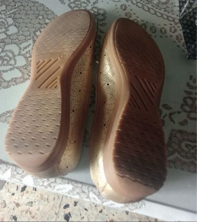 Zapatos Parma dorados