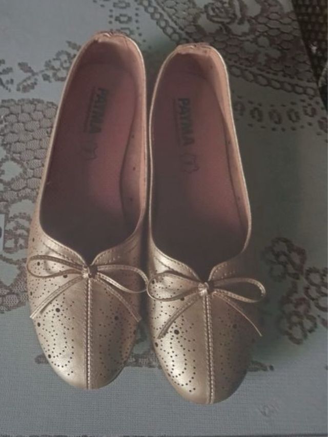 Zapatos Parma dorados
