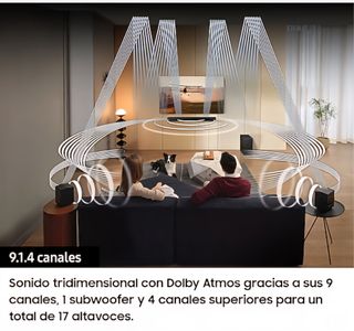 Samsung HW-Q930C - Barra sonido 9.1.4 inalámbrica.