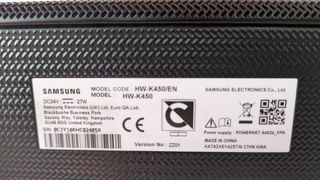 Barra sonido Samsung modelo HW-K450 + subwoofer.