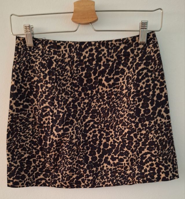 Minifalda leopardo - Talla única