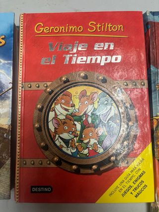 Lote Geronimo Stilton – 15 libros (tapa dura y tap