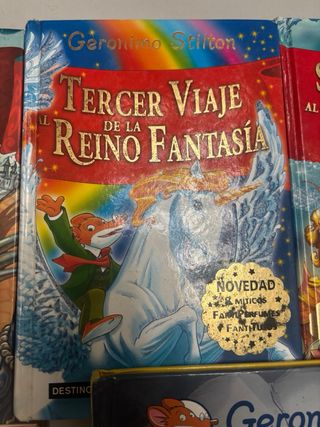 Lote Geronimo Stilton – 15 libros (tapa dura y tap