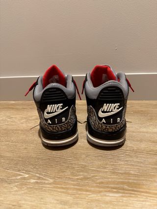 Zapatillas Nike Air Jordan 3 negras/rojas 