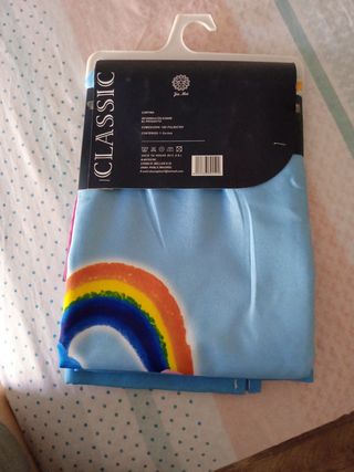 Cortinas infantiles azules 1.5x2.2m