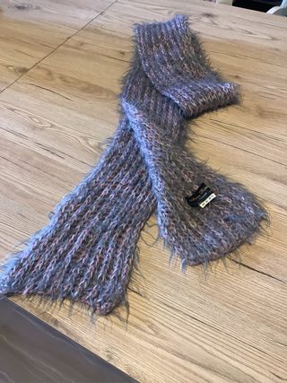 Sciarpa Anna Rizzo Grigio Rosa
