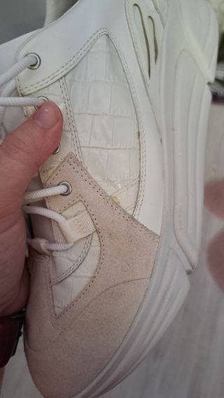 Clarks - Zapatillas blancas mujer talla 42