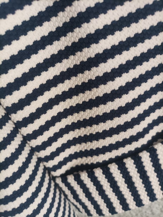 Blazer rayas azul y blanco