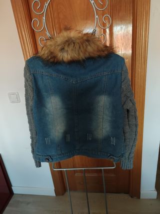 Chaqueta vaquera borreguillo talla S