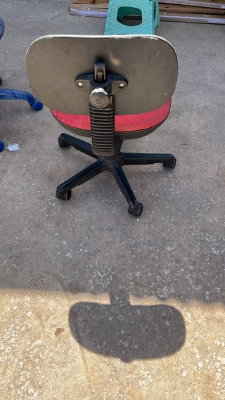 Silla oficina giratoria roja