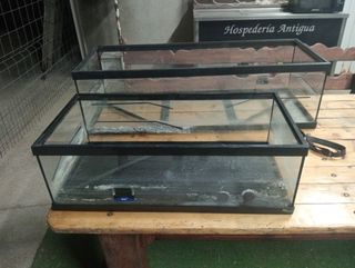 Terrario grande - Acuario.104×40×30 y  75×36×25. 