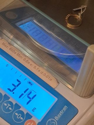 Anillo oro 18k rubíes