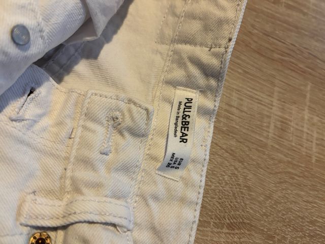 Mini falda vaquera blanca