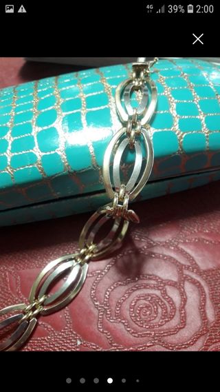 Pulsera oro 18k - Elegante. Maciza