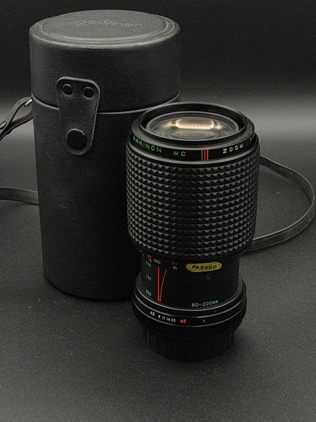Objetivo Zoom Makinon MC 80-200mm f/4.5 – pentax k